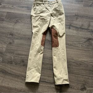 Kids Tan Riding Pants